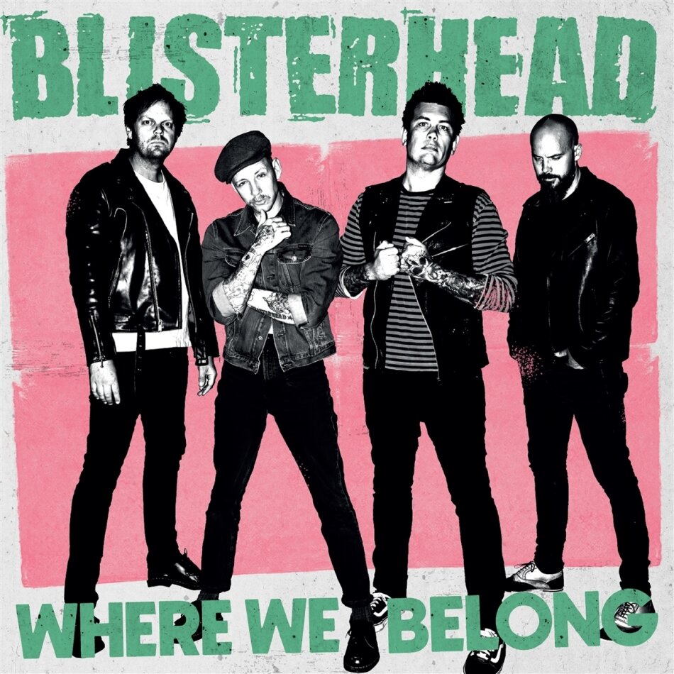 Blisterhead - Where We Belong Limited Edition, Pink/White/Black Swirl Vinyl, LP