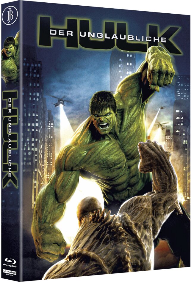 Der unglaubliche Hulk (2008) Cover B, Limited Edition, Mediabook, 4K Ultra HD + Blu-ray