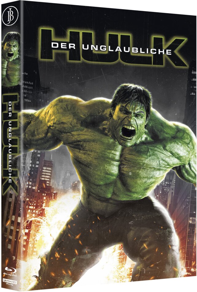 Der unglaubliche Hulk (2008) Cover D, Limited Edition, Mediabook, 4K Ultra HD + Blu-ray